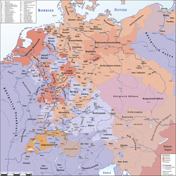 Divisão religiosa no Sacro Império Romano-Germânico